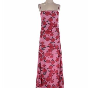 Floral Pink Maxi Dress